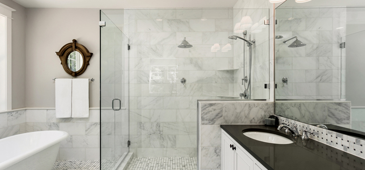 bathroom shower door installation in Bracebridge